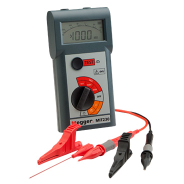 Megger MIT200 Digital/Analogue Insulation and continuity testers
