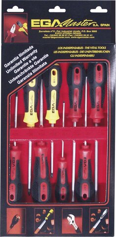 EGAMaster set of 8 screwdrivers mastertork