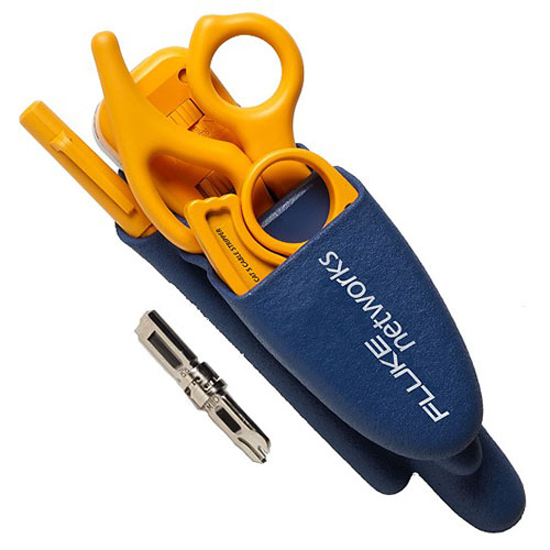 Fluke Networks 11292000 IS50 Pro-Tool Kit w/D914S, D-Snips, Cable Stripper, EverSharp 66/110 Blade
