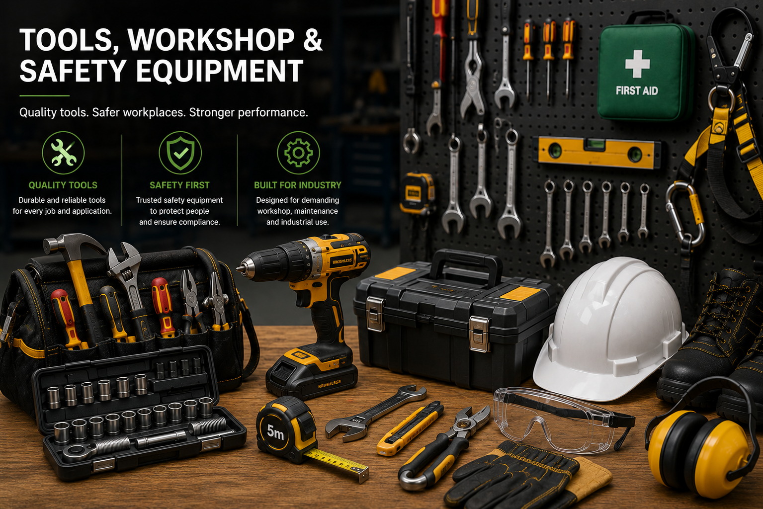Tools, Workshop & Safety